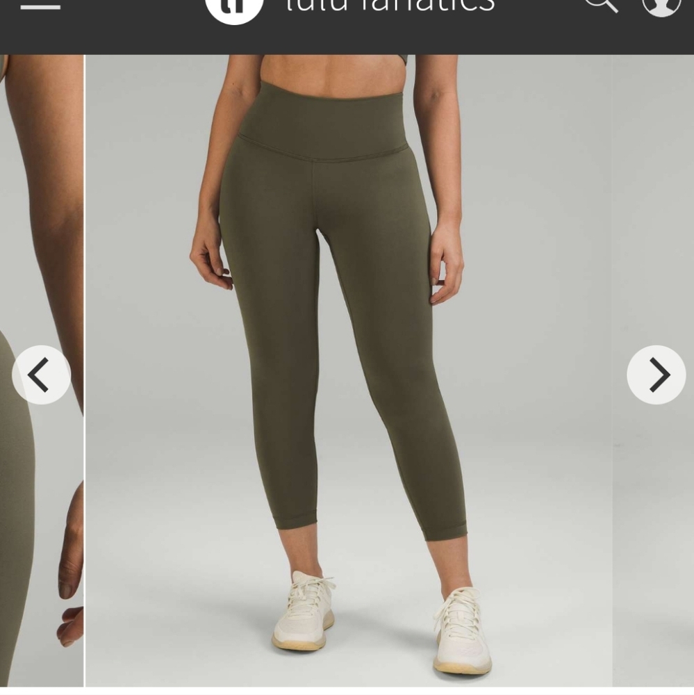 lululemon athletica Olive High-Rise Align 7/8 Leggings - Picture 3 of 9